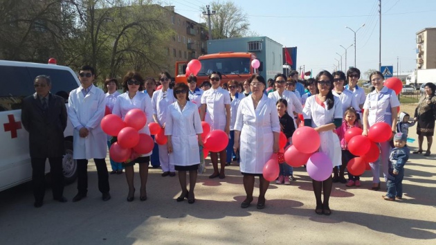 Фото Индер аудандық орталық ауруаханасында Халықаралық балаларды қорғау күніне шаралар және Жүкті әйелдер сайысы өтікізілді